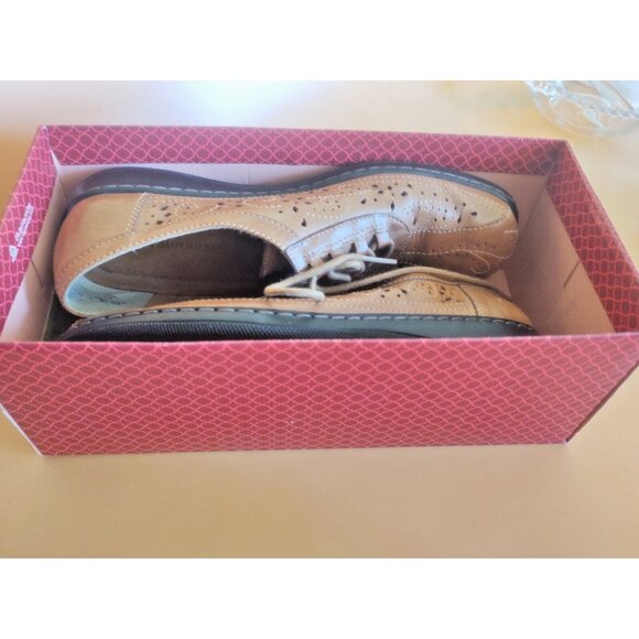 Brazil Leather Womens Laced Loafers by Zolta Size 8 1/2 Medium Hand Made - Picture 14 of 15